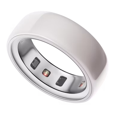 Oura Ring 4 Ceramic in Cloud finish, product image